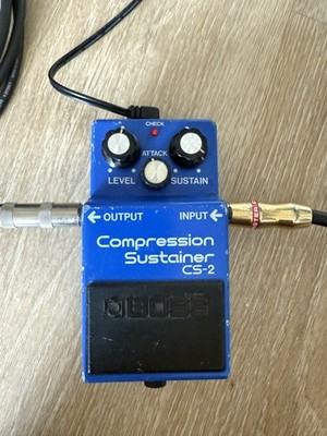 Boss CS-2 Compression Sustainer Vintage 1988 MIJ Made in Japan Compressor Pedal