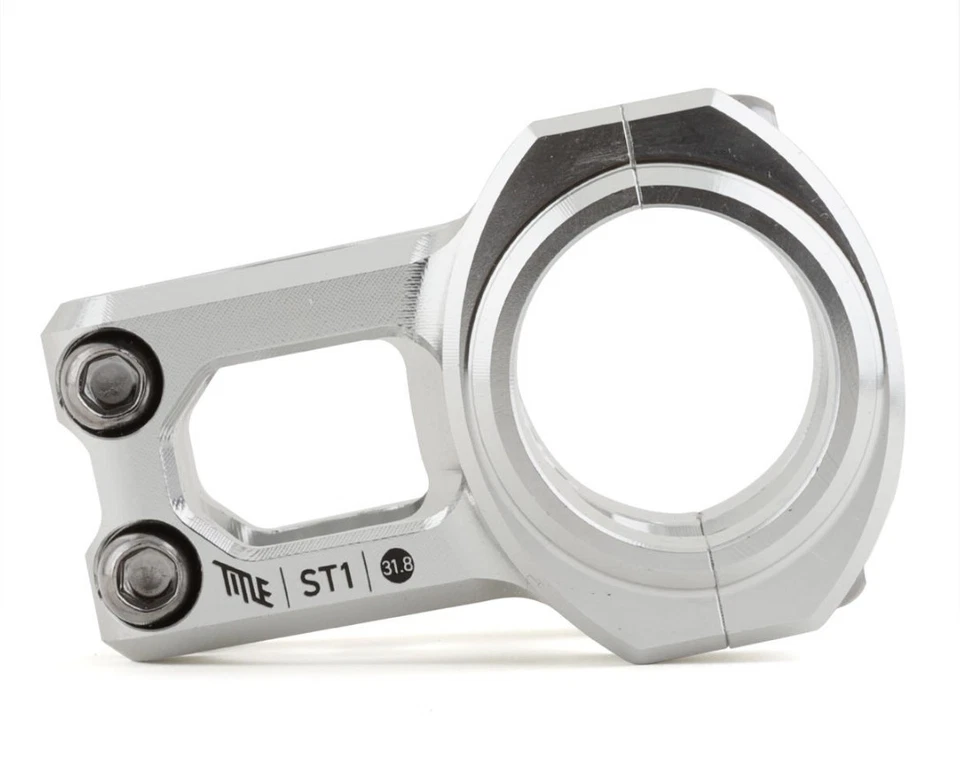 MTB ST1 Stem Chrome 31.8mm Clamp 35mm Length 0° Rise Mountain Bike Downhill New - Image 2 of 4