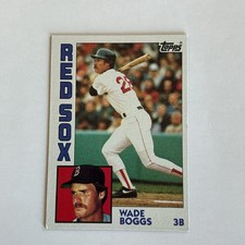 Topps 1984 Wade Boggs #30 Boston Red Sox Baseball Base Set Card