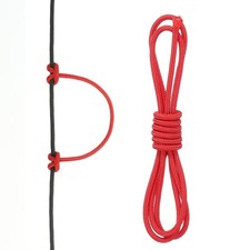 Archery D Loop Rope 2 FT, Bow D Loop String Release Material Nock Wire, Red