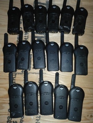 Motorola DLR 1020-Digital 2 Way Radios with charging bases LOT of 17