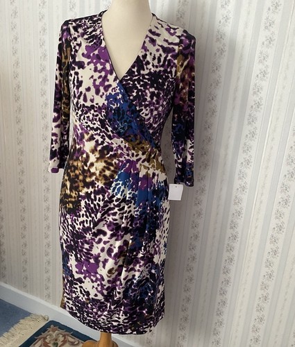 Robe Midi Fenn Wright Manson Taille 14 – Marron Chic, état Impeccable
