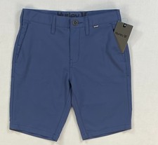 Boy's Hurley Shorts Dri Fit Chino Casual Everyday Outdoors Size 7 23" 