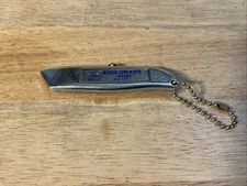 Vintage Rare Blue Grass 3" Utility Knife Mini Box Cutter BG3MK Made In USA 