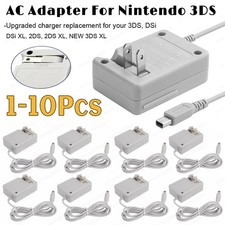 for Nintendo DSi XL 3DS XL 2DS AC Power Charger Cord 4.6V 900mA Gray 100-240V US