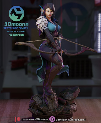 Vex by 3DMoon - 3D Printed Resin Model Kit (Unassembled & Unpainted)