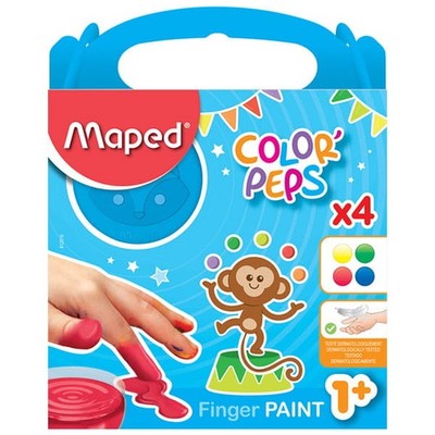 Maped farby Colorpeps do malowania palcami 4 kolory
