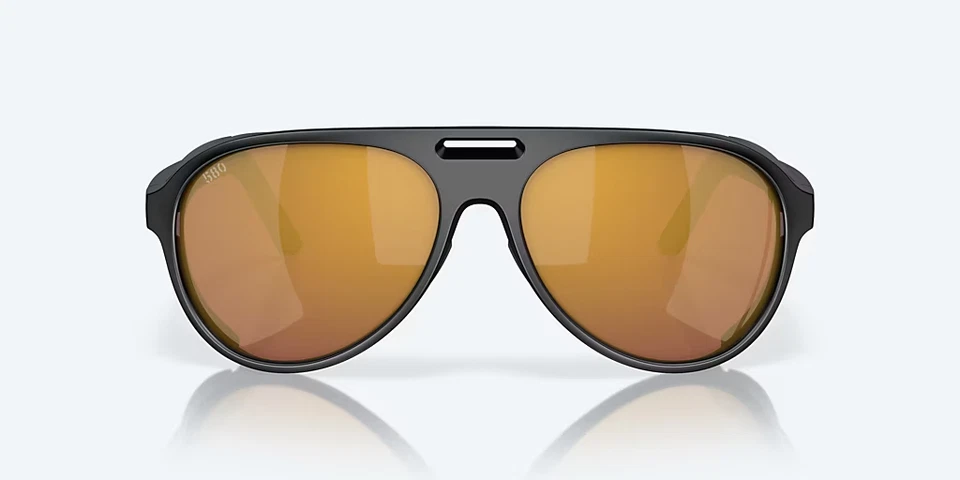 NUEVO Costa Del Mar Grand Catalina Espejo Negro Mate/Dorado Vidrio Polarizado 580G Foto 2 de 4