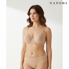 Natori Comfort Evolution Full Fit Memory Foam Convertible Underwire Bra Tan