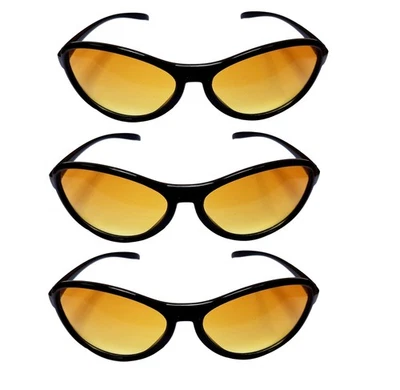 3-er Lot Enterrement Vie de Garcon Lunettes Fête Soleil Partybrillen Bachelor - Photo 1/4