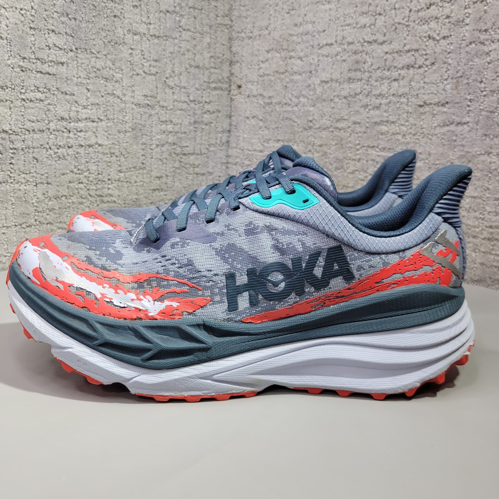 Zapatillas de Trail Running Hoka One One Stinson 7 Para Hombre Talla 13D Anchor 1141531-ANCH