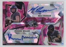 2023 Leaf Metal Dual Pink Crystals /5 Max Duggan Kendre Miller #DA-18 Auto 0e9i