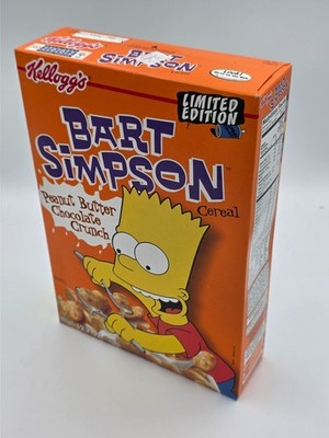The Simpsons Kellogg s Bart Simpson Cereal Limited Edition Sealed Box 2001