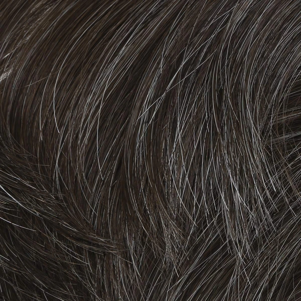 Peluca HIM Sophistication M34S 10 % gris/marrón medio color cabello peluca de HAIRUWEAR Foto 2 de 3
