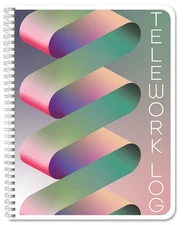 Telework Log Book/Work from Home Task Tracker/Notebook/Logbook - 8.5'' x 11''...