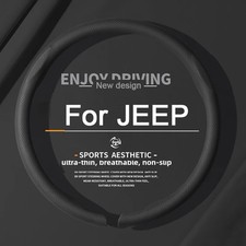 15 Steering Wheel Cover Nappa Leather For Jeep Renegade Grand Cherokee Wrangler