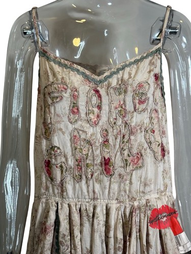 Abito Slip Donna Magnolia Pearl Oeuvre Taglia Unica Stravagante Fata Stravagante Raro - Foto 5 di 15