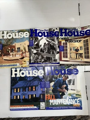 Lot of 5 This Old House Magazine Vintage 1997 Various Issues -Home Repair - Image 1 of 4