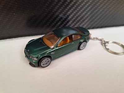 Premium Schlüsselanhänger BMW E46 M3 Hot Wheels Premium Auto Car Racing Green 