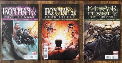 IRON MAN 2.O #5 6 & 7 2011 MARVEL ~ VERY FINE PLUS ~ GEMINI MAILER