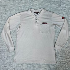 FR Flame Resistant Titicaca Henley Shirt Men's Medium NFPA 2112 CAT2 Workwear