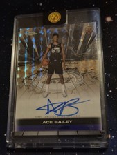 2025-26 Topps Chrome Ace Bailey Auto Rookie RC #TAIR-AB Jazz