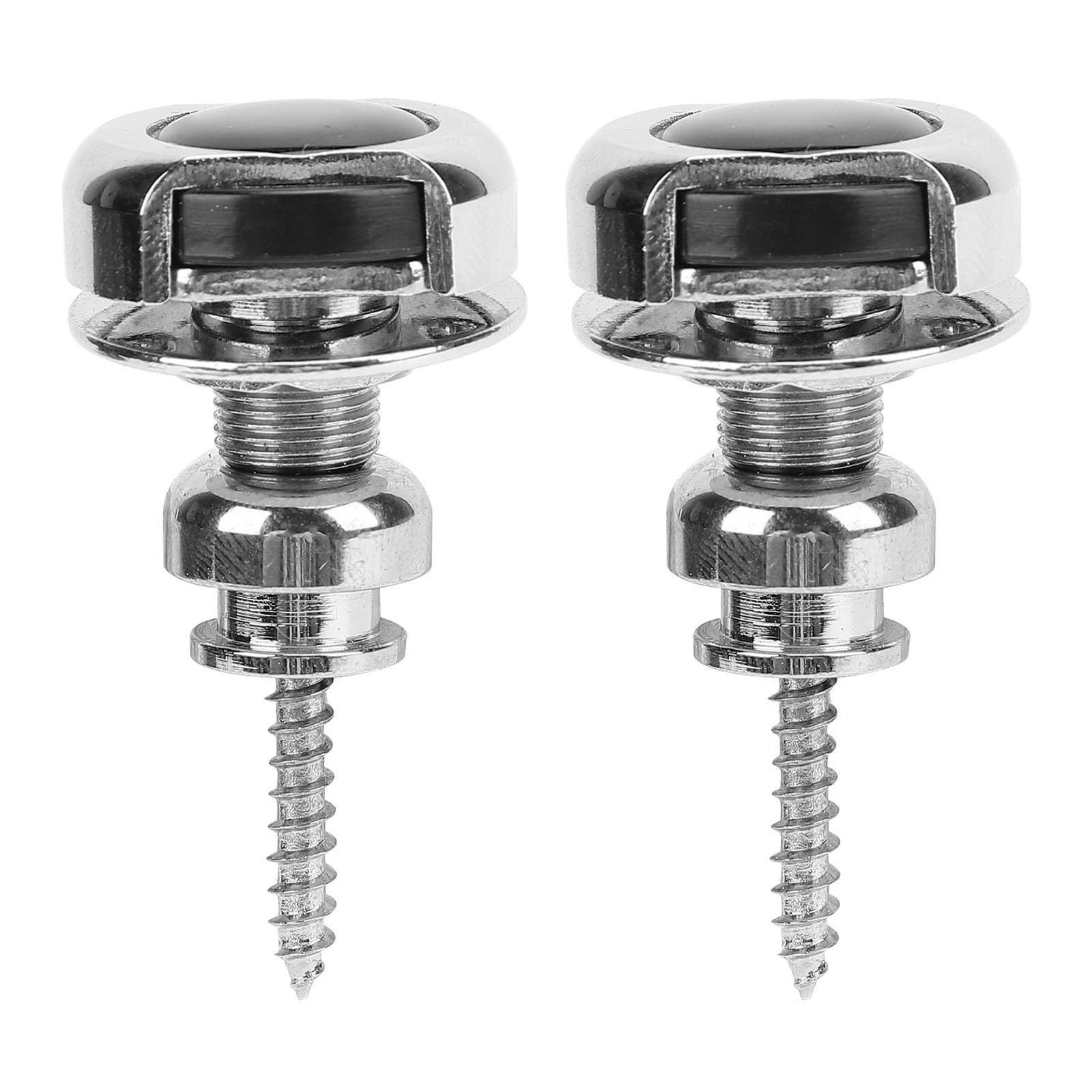 Verrou de sangle de guitare en métal chromé pièces de rechange premium pour basse