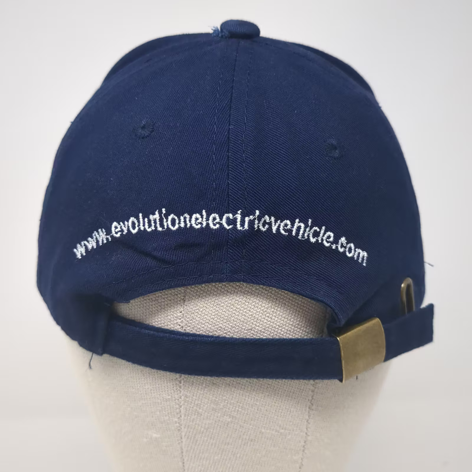 Evolution Baseball Cap Blue White OS Embroidered … - image 6