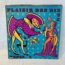 Plaisir Des Dieux - Tonus N° 2 Vinyl LP 1973, VG+/VG