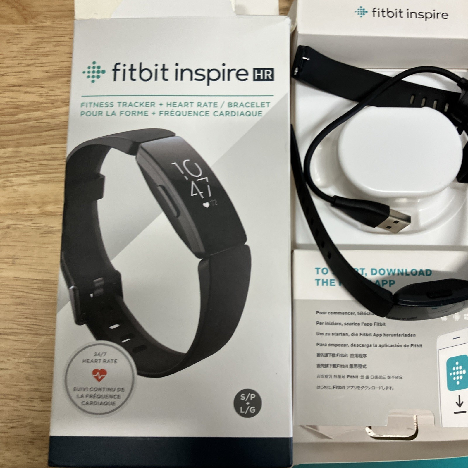 Fitbit Inspire HR Fitness Activity Tracker with Heart Rate FB413