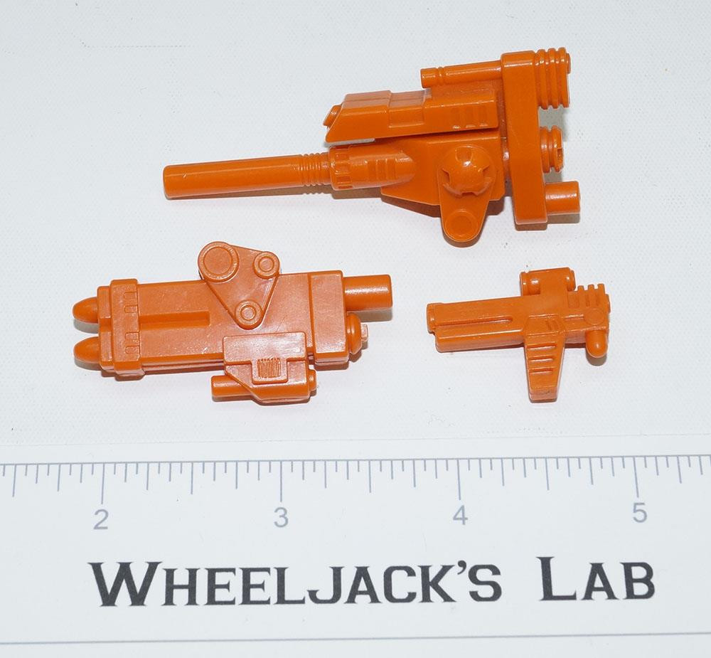Computron Afterburner Large + Medium + Small Gun 1987 Vintage G1 Transformers