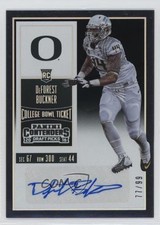 2016 Contenders Draft Picks College Bowl Ticket 77/99 DeForest Buckner Auto 7eo