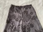 Tommy Bahama Women's 100% silk grey & black pants — photo 3