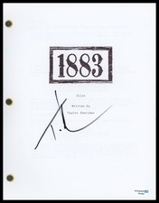 Tim McGraw "1883" Autograph SIGNED 'James Dutton' Yellowstone Pilot Script ACOA