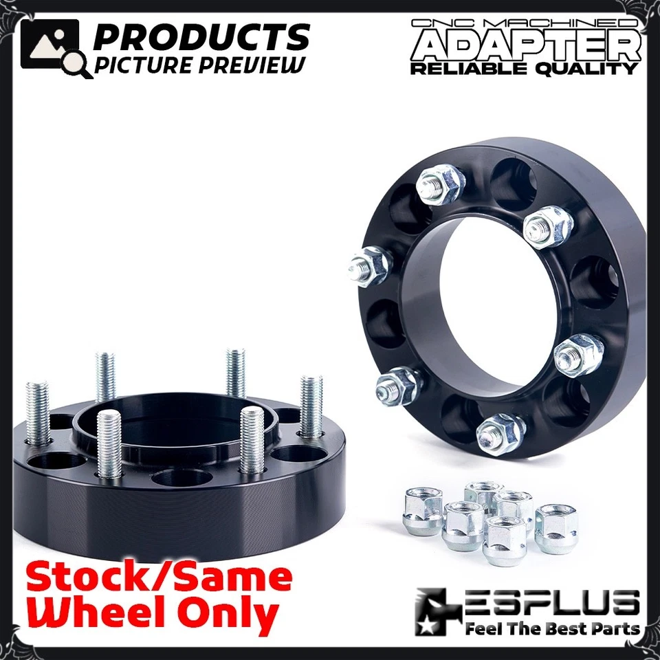 4x 1.5" HUB CENTRIC WHEEL ADAPTER SPACER 6X5.5" CB 106mm 12x1.5 FIT Toyota Lexus - Image 2 of 4