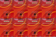 Lots of 8 PORELON 11207 PR78 CALCULATOR INK ROLLS BLACK RED For CANON SHARP