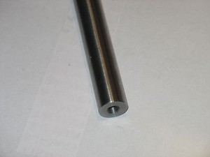 both ends 12 MM Steel Shaft 3 1//2/" Long Rod Threaded 12 MM x 1.25