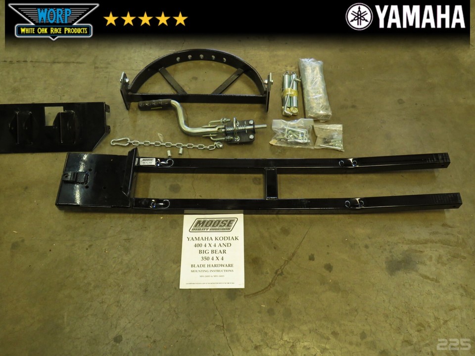 GENUINE MOOSE YAMAHA KODIAK 400 BIG BEAR 350 SNOW PLOW MOUNTING KIT M91 genuine-moose-yamaha-kodiak-400-big-bear-350-snow-plow-mounting-kit-m91