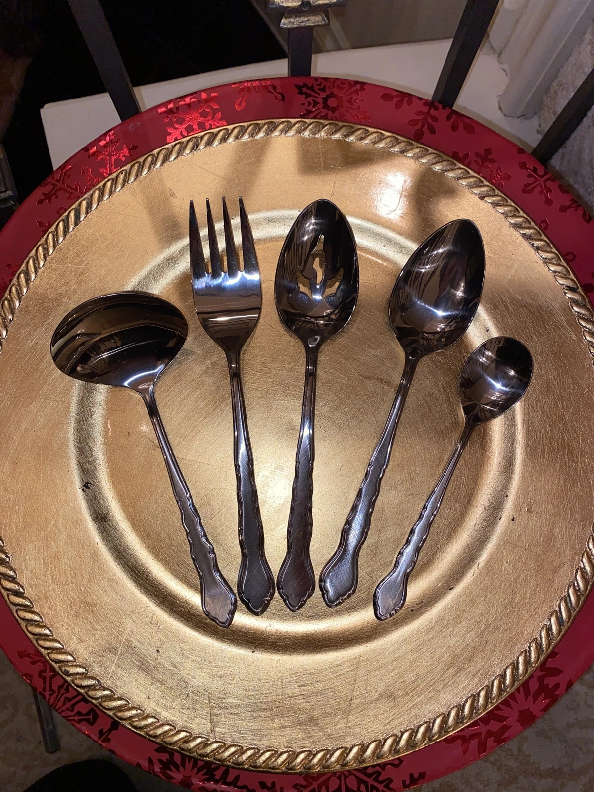 🌼Stainless Steel 5 Piece Hostess Set