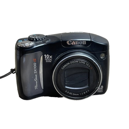 Canon PowerShot SX100 IS PC1256 8 MP 10X Optical Zoom NO BATTERY