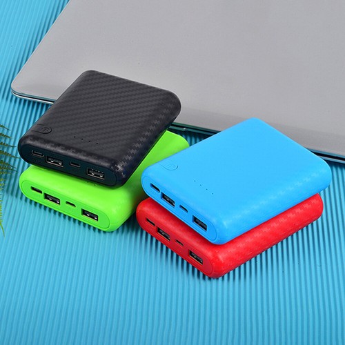 Estuche Banco de Alimentación USB Doble 4 Ranuras 18650 Caja de Batería Cargador Hágalo usted mismo para Smartphone - Imagen 16 de 26