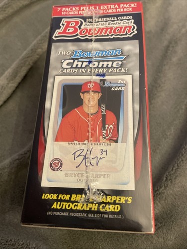 2011 Bowman Baseball Factory Sealed Blaster Box (10 Cards/Pack-8 Packs) - Picture 2 of 6