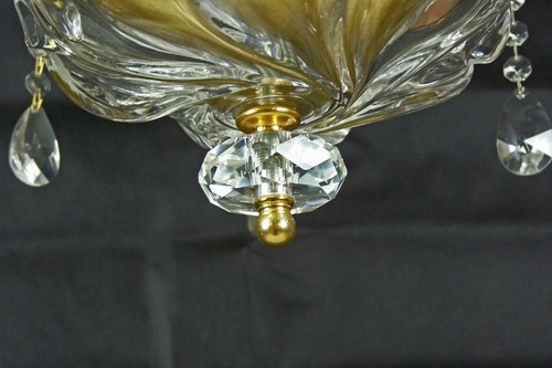 Lampadario in cristallo di alta qualità e con pendenti made in italy ART.C8 - Imagen 9 de 9
