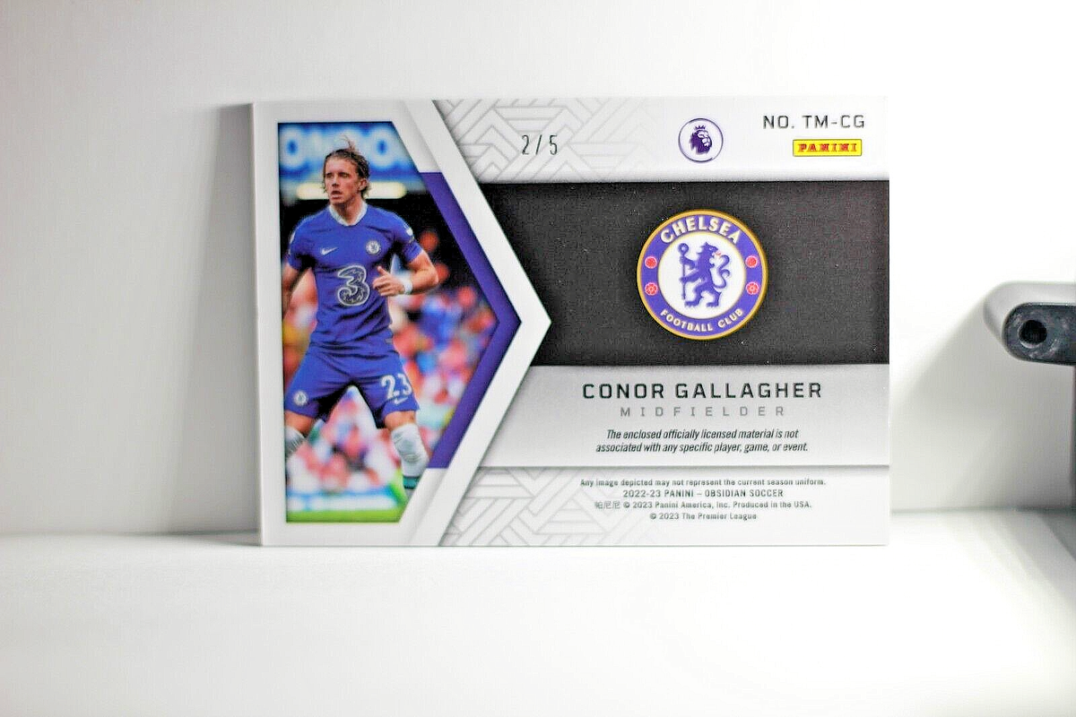 2022/23 PANINI OBSIDIAN CHELSEA 3 PATCH /5 CONOR GALLAGHER #TM-CG