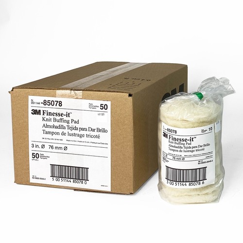3M Finesse-It Strick Polierpad 85078, 3 Zoll 15/16 Zoll Florhöhe, 10 Pads - Bild 3 von 6