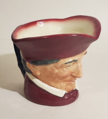 Vintage Royal Doulton Toby Jug Cardinal Men of History Series Mark  A 3.25 Inch