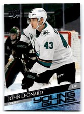 2020 Upper Deck  # 474 John Leonard  Rookie