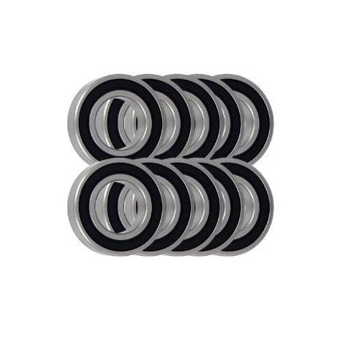 4BEARINGS 10 Pack - 6801 61801 12x21x5mm 2RS Bearings