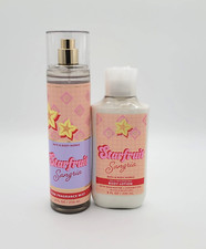 Bath  Body Works Starfruit Sangria Body Mist  Body Lotion 8 oz Gift Set of 2