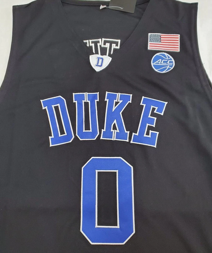 Men DUKE #0 Jayson Tatum Jersey